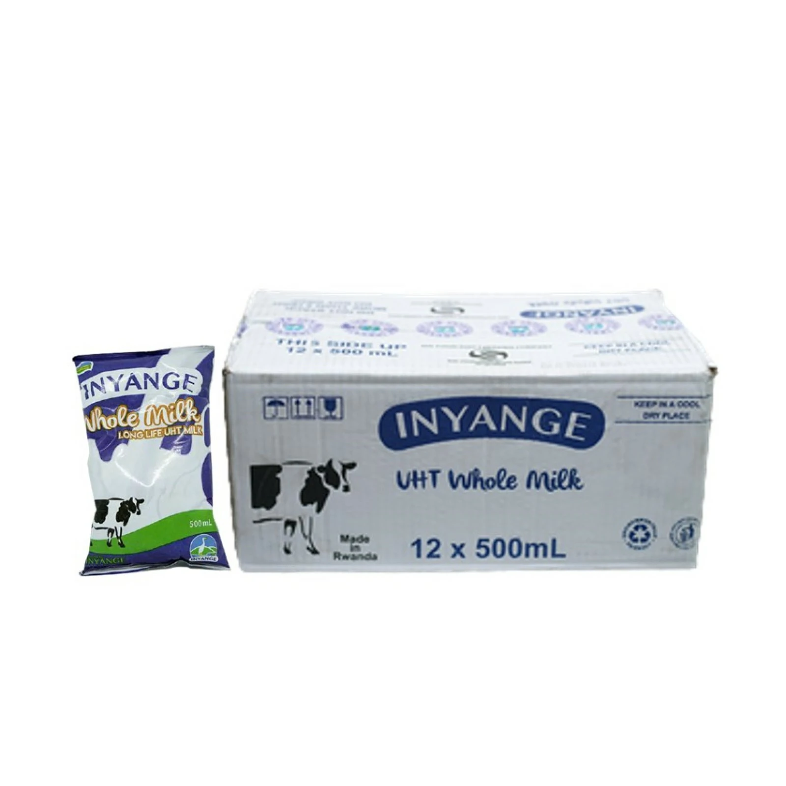 Inyange Whole Milk 500ml (Box of 12)